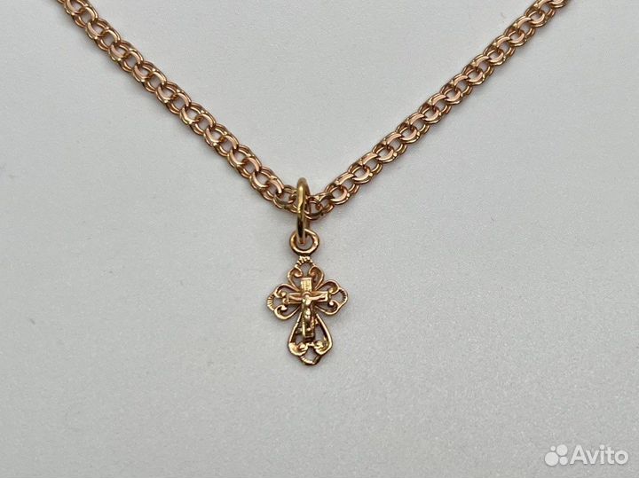 Золотой крест 585 пробы