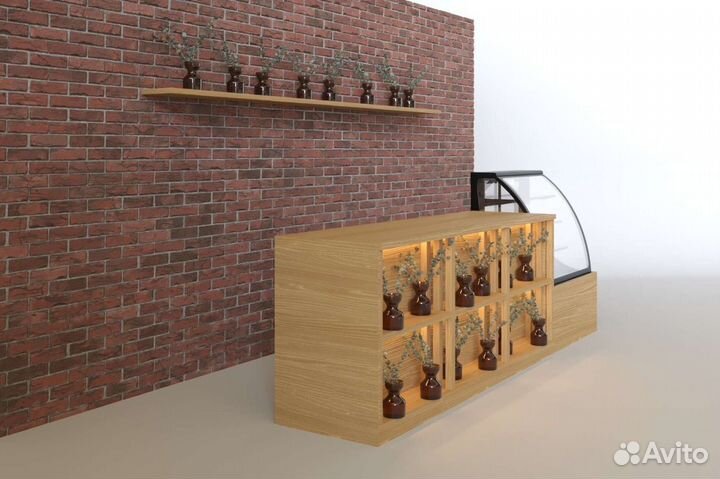 Барная стойка в ТЦ, Торговые островки