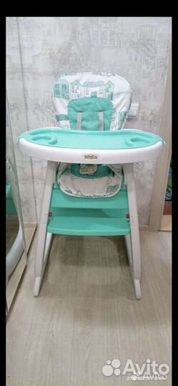 Детский стульчик для кормления babyton 2 в 1