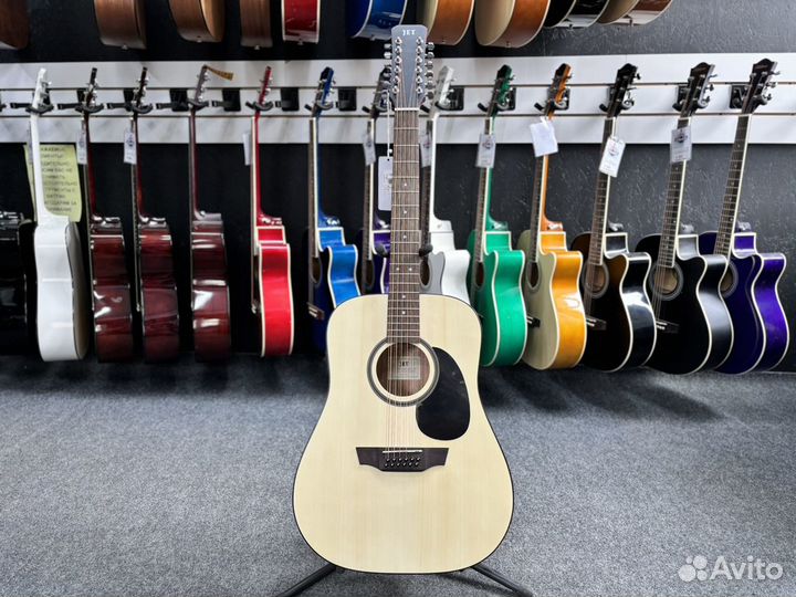 12 струнная гитара со звукоснимателем