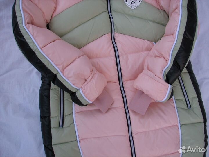 Новое теплое пуховое до -40 пальто Премиум