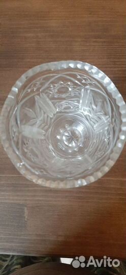 Хрустальная ваза кубок Редкая