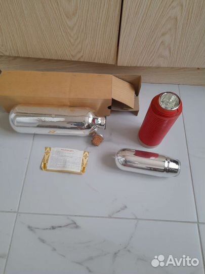 Колба стекло термос, термокружка, банка жестяная