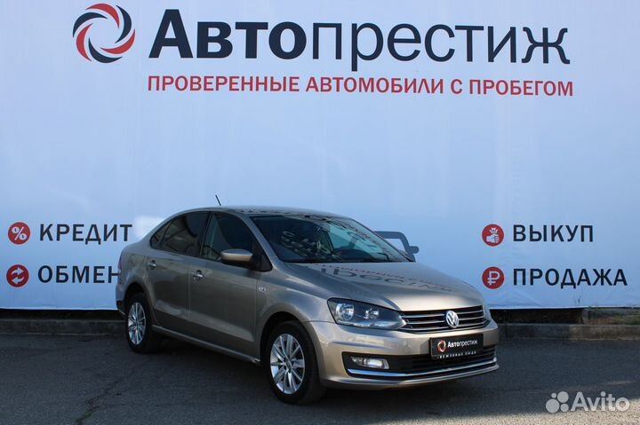 Volkswagen Polo 1.4 AMT, 2017, 204 000 км