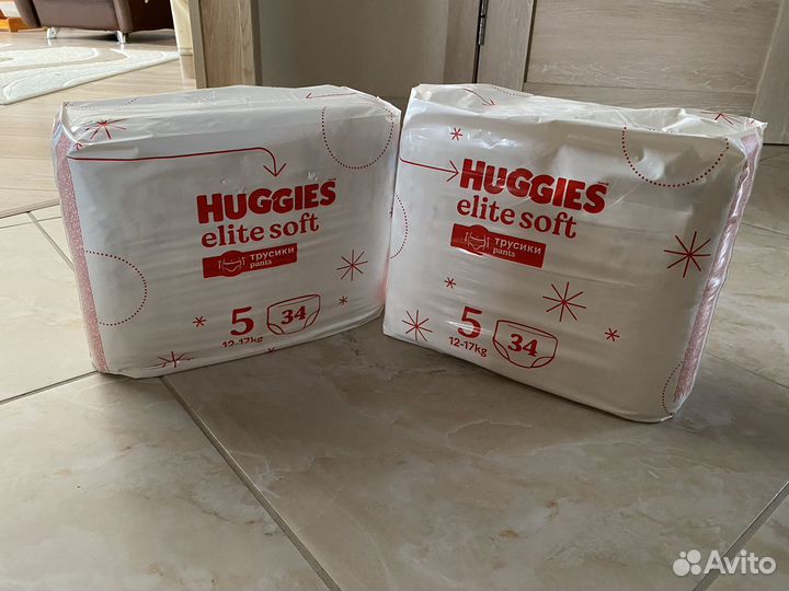 Подгузники huggies elite soft 5