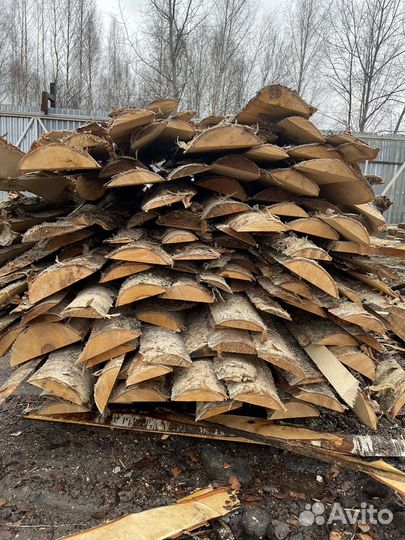 Срезки (горбыль) берёзовые