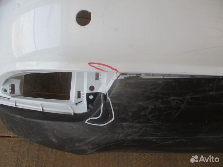 Бампер задний Ford Focus хэтчбек 2015