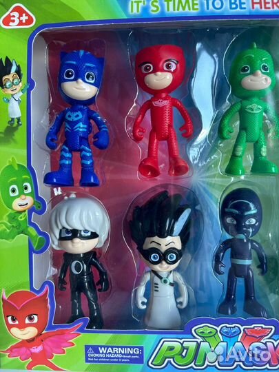 Герои в масках PJ masks со злодеями