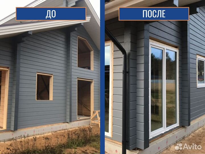 Плакстиковые окна и двери, загародное остекление