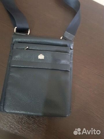Сумка мужская 100 кожаная оригинал 25см на 20см