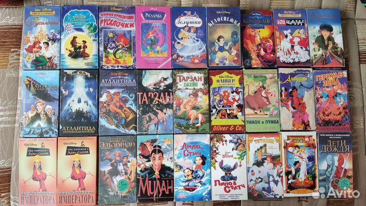 Дисней Том Джерри Маски Шрек Вуди VHS