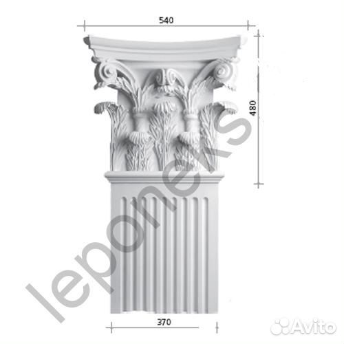 Гипсовые пилястры