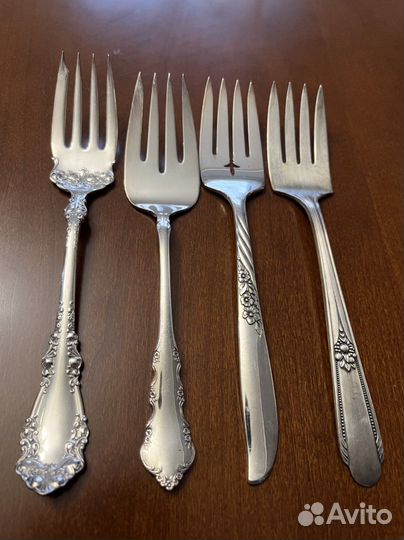 Вилка сервировочная, винтаж, Америка