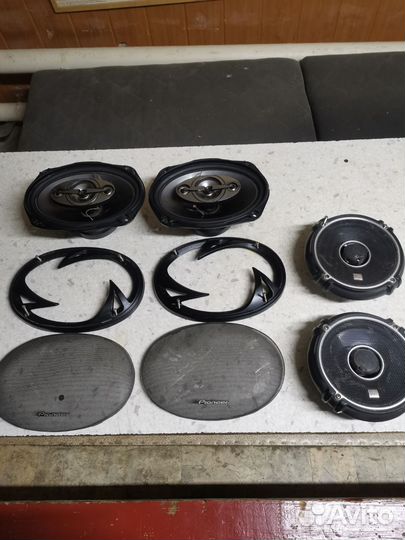 Автомобильные колонки 16 см и овалы