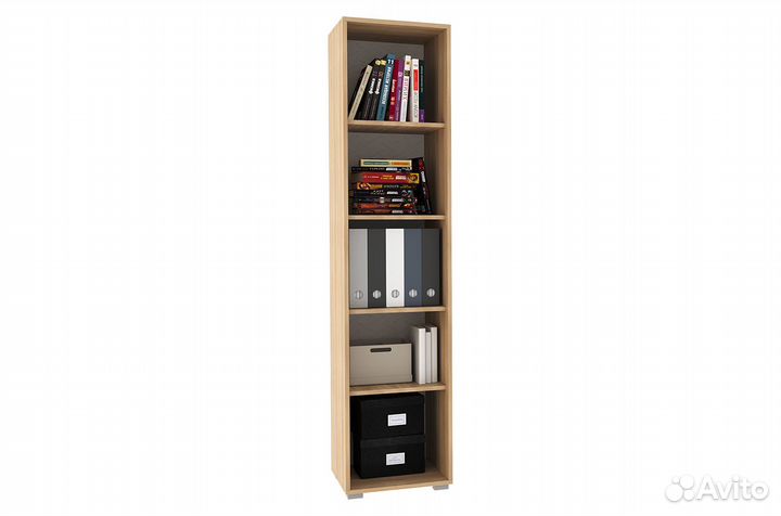 Лайт-2 Стеллаж (дуб сонома/белый)