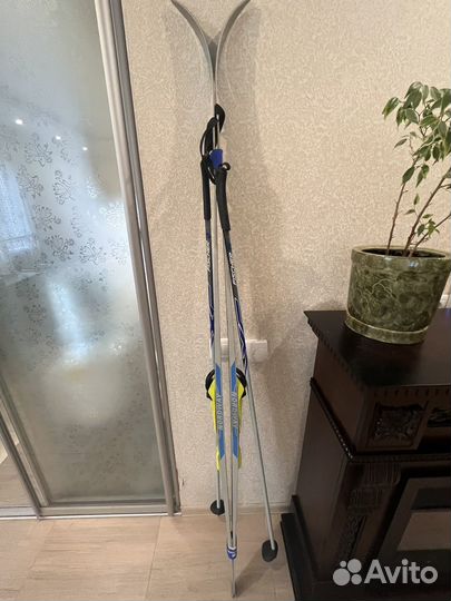 Лыжи nordway 190 см + палки