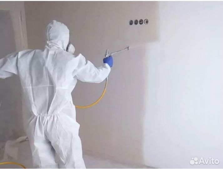 Отделочные работы. Шпатлёвка, покраска и т.д