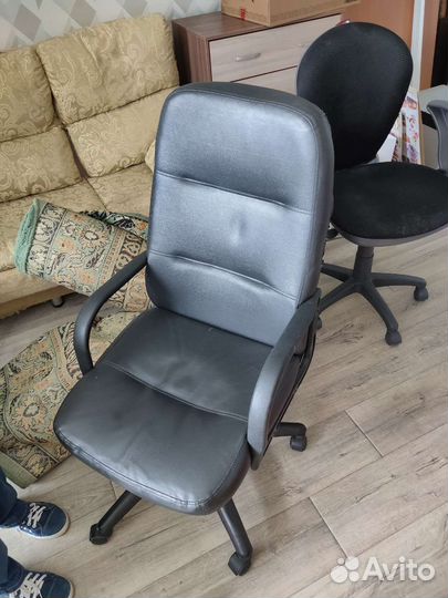 Кожаное Компьютерное кресло большое + доставка