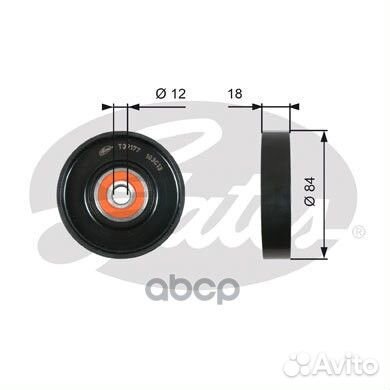Ролик ремня приводного nissan almera 00-05/note