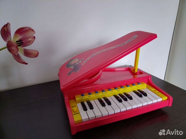 Электропианино детское Маша и Медведь