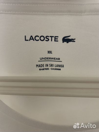 Новая футболка Lacoste оригинал