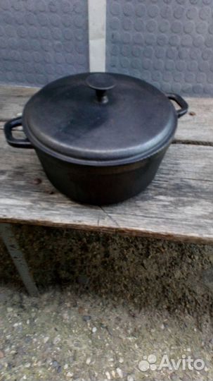 Казан чугунный 6л