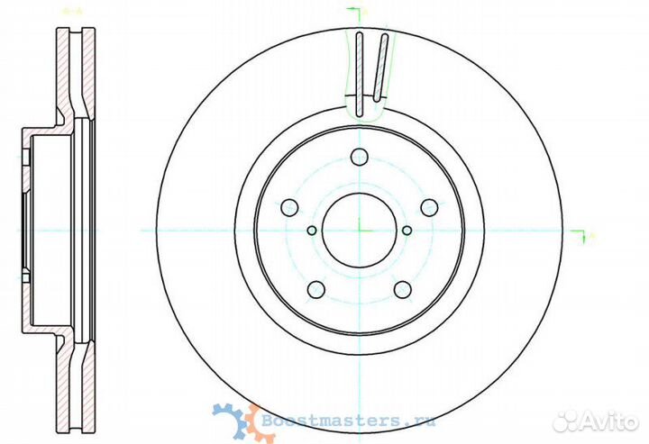 Диск тормозной G-brake GR-20631