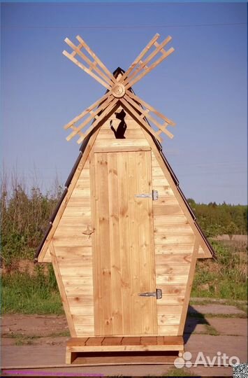 Уличный туалет с установкой