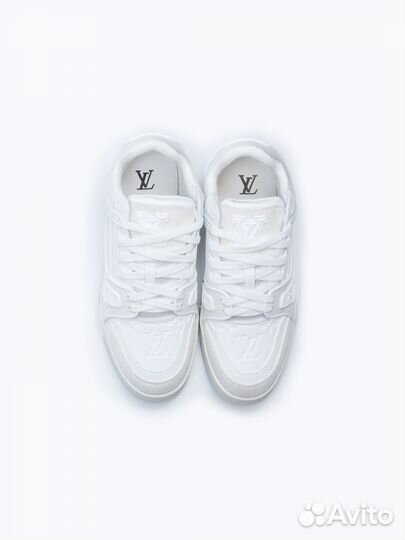 Кеды Louis Vuitton Trainer Sneaker белые