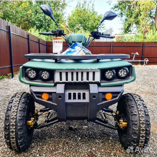 Квадроцикл Pitbull Monster 300 черно-зеленый