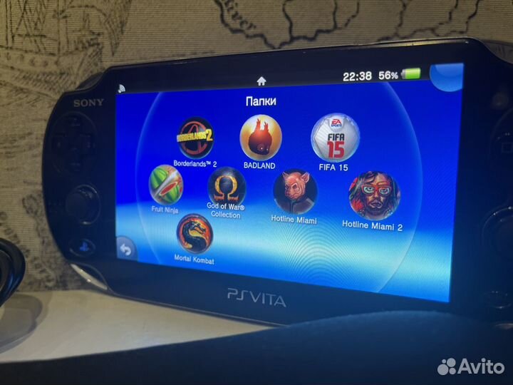 PS Vita 40GB прошитая 40 игр