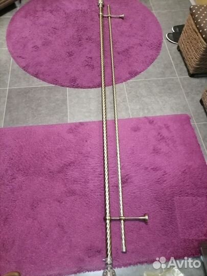 Карнизы для штор двухрядный металлический