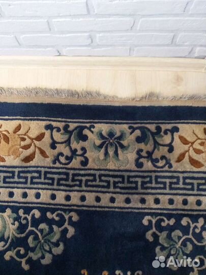 Ковер вьетнамский шерстяной ручной работы бу