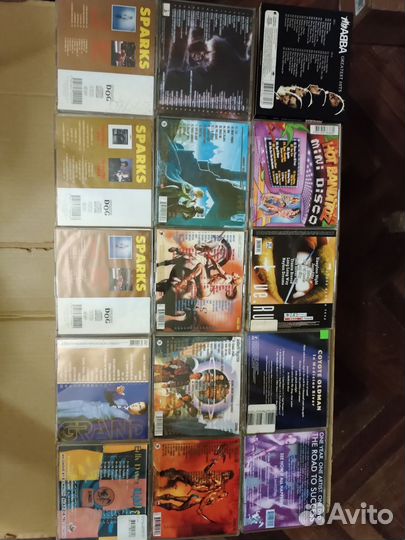 Cd диски музыка,разные жанры 65шт(цена за все)