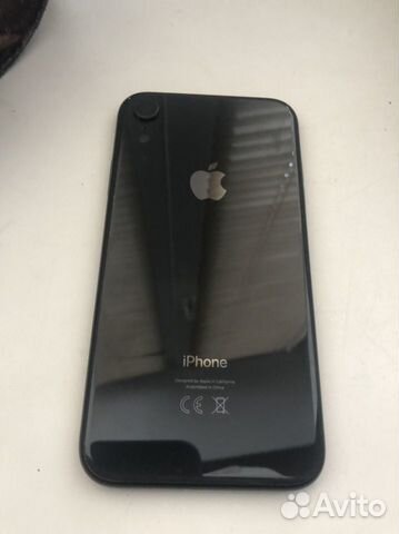 Задняя крышка с рамкой на iPhone XR