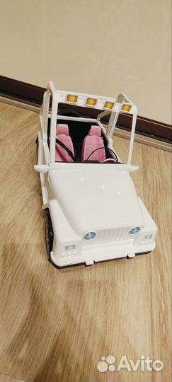 Машинки и вертолёт для барби