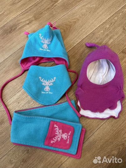 Комплект шапка, шарф, шлем Kerry