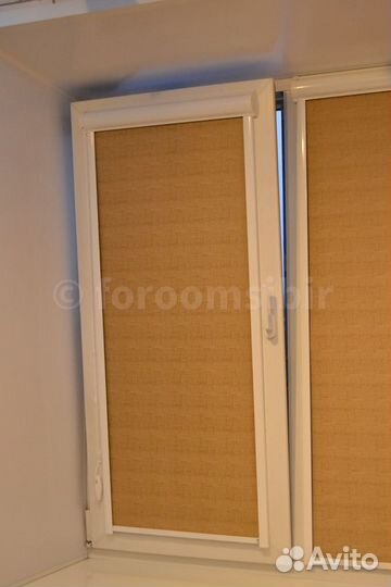 Кассетные рулонные шторы (монтаж без сверления)