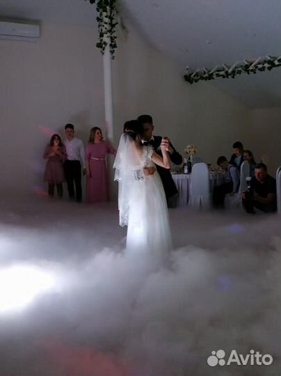 Тяжелый дым на свадьбу, подсветка в подарок