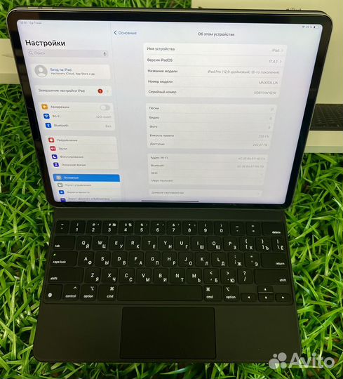 Отличный iPad Pro 12.9 m2 2022 256gb (85 циклов)