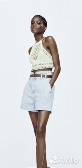 Джинсовые шорты zara