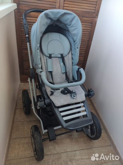 Коляска 2 в 1 Teutonia Mistral P V4 Titanium 6055