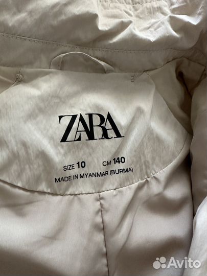 Ветровка плащ Zara на девочку рост 140