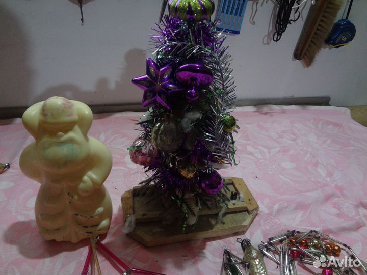 Ёлочные игрушки времён СССР