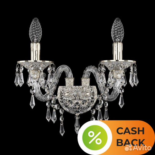 Bohemia Ivele Crystal 16103B/2/165 GW 1610 бра