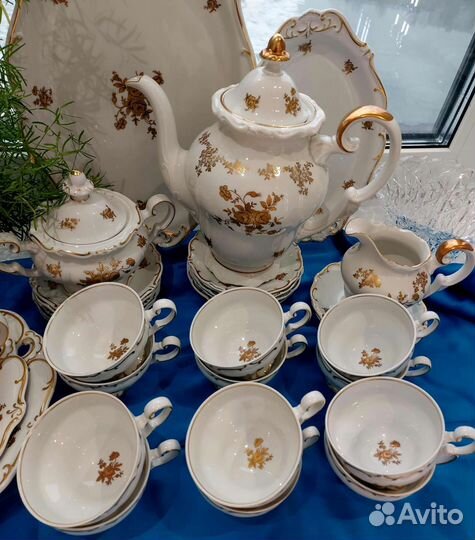 Weimar. Germany Чайный сервиз на 12 персон