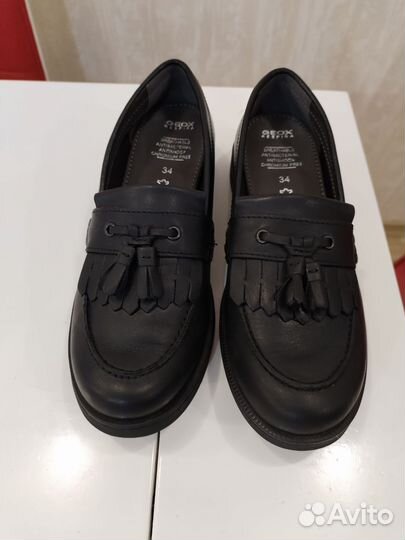 Кожаные мокасины geox