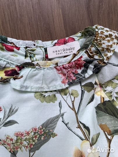 Платье Next baby 9-12м 80см с трусиками