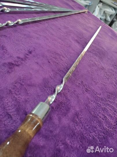 Деревянная ручка шампура