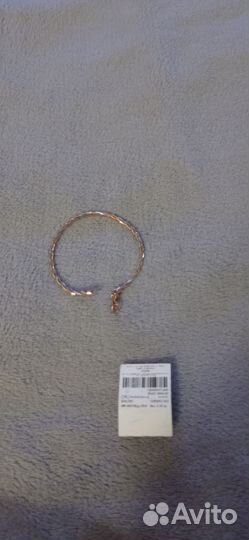 Браслет женский 19 размер серебряный